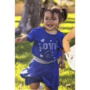 NEW Boise State Broncos Colosseum Toddler Shirt Skirt Set Toddler Girl 3T NCAA